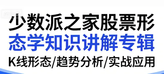 少数派之家股票形态学知识讲解专辑