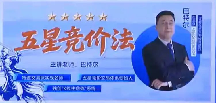 巴特尔五星竞价法强基课集合竞价课程+资料指标