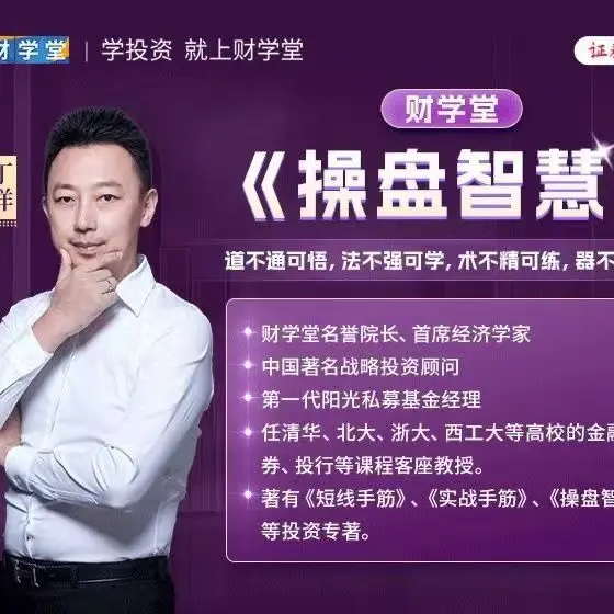 丁洋老师操盘智慧系统课