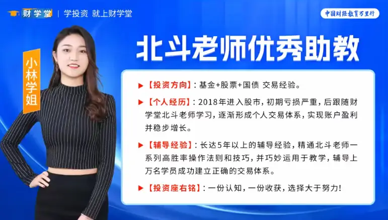 北斗老师《九九归一交易体系》助教督导课