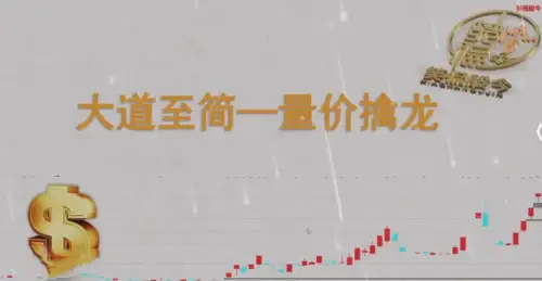 【笑侃股今】大道至简－－量价擒龙