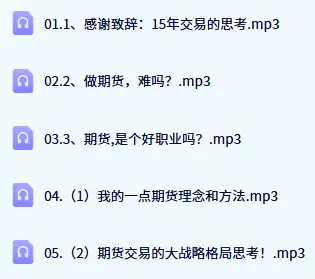 顺和博士：顺和谈期货（有声版）