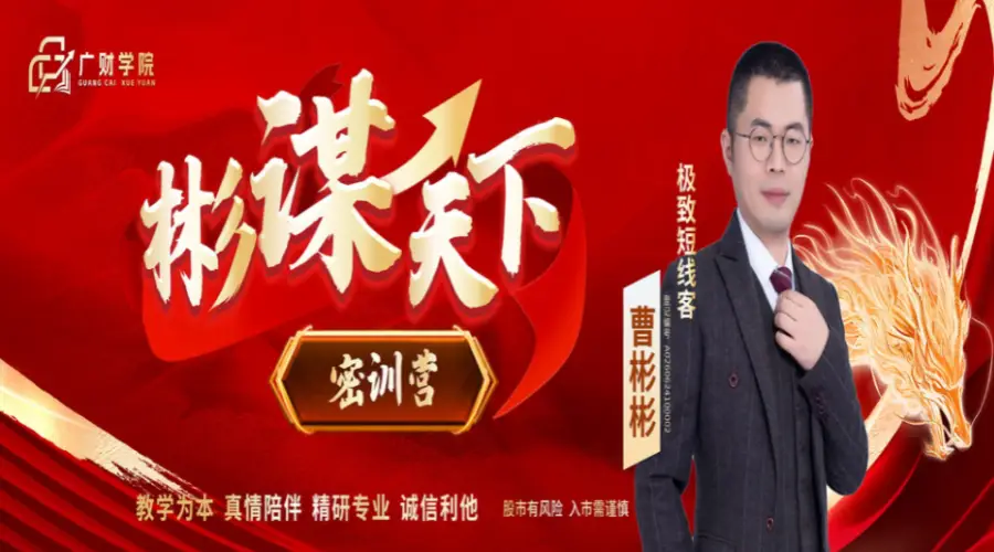 极致短线客曹彬彬线下课-彬谋天下密训营视频+学习资料+版面指标